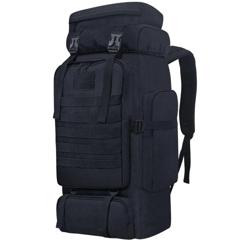 Hiking Backpack 80L Camping Rain Cover Waterproof Outdoor Sport Travel Bag 