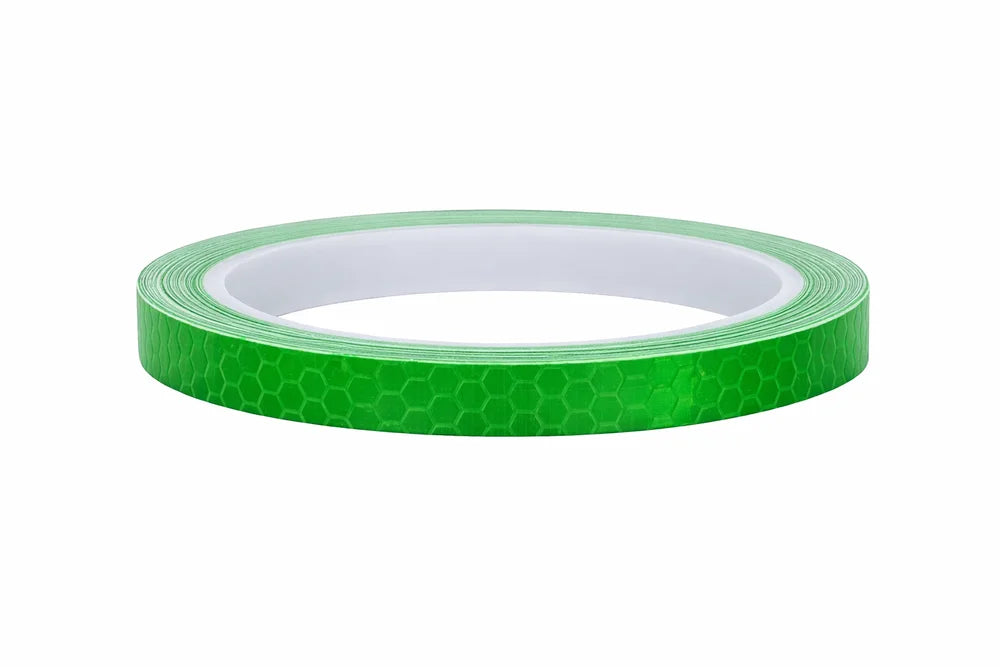Reflektorband 8m x 1cm Selbstklebend Reflexband Fahrrad Auto Motorrad Grün