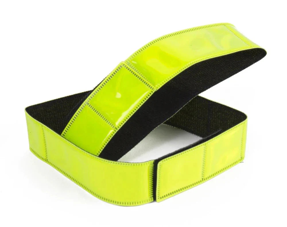2x Reflektorband Leuchtarmband Reflexband Reflektierendes Band Joggen Fahrrad