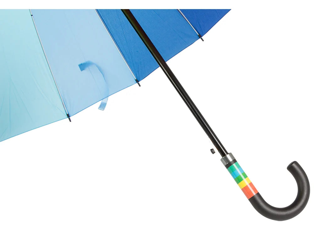 Regenbogenschirm Automatik Regenschirm XXL 115cm Windfest Bunt