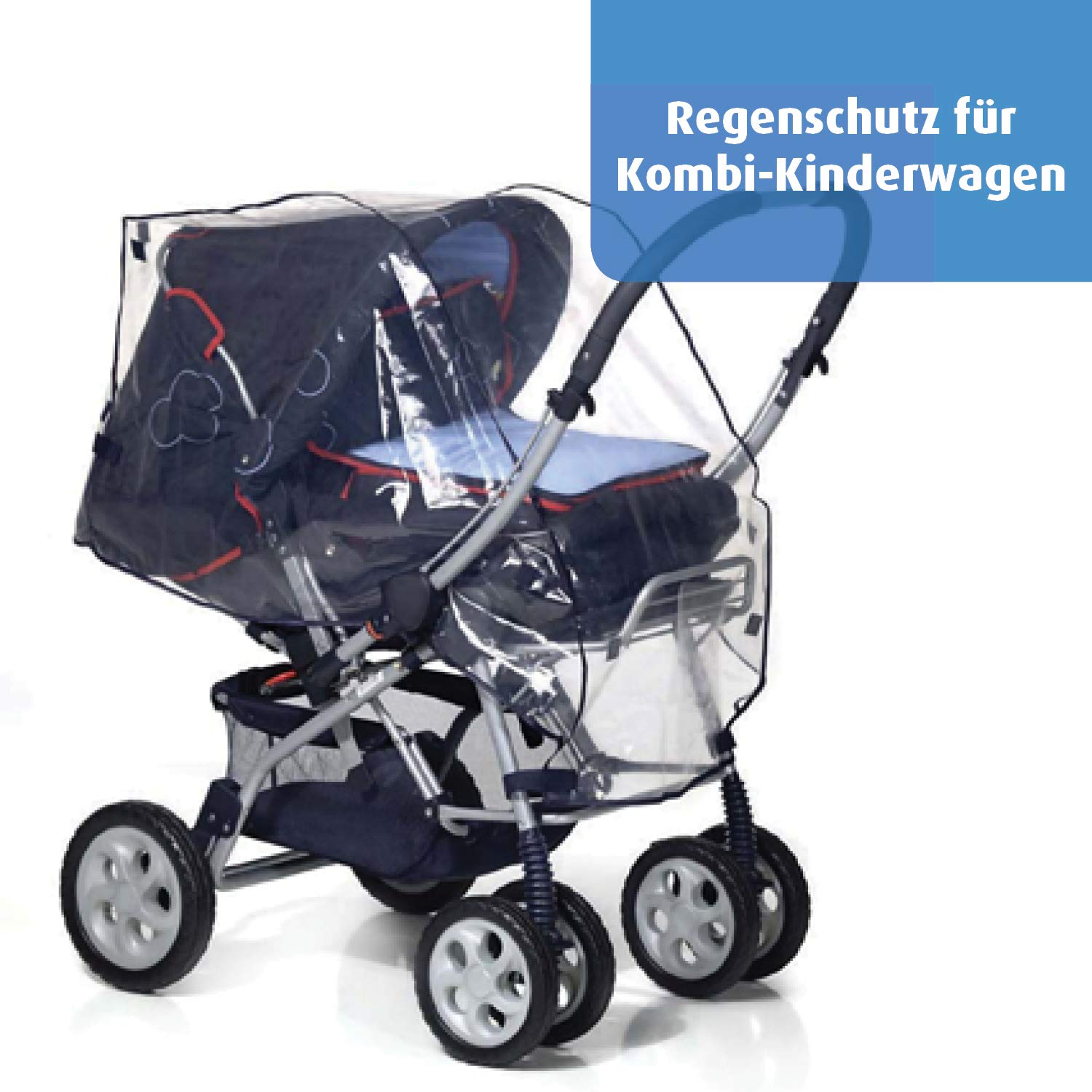 Reer PEVA universal rain cover, for strollers, pushchairs, buggies NEW OVP 