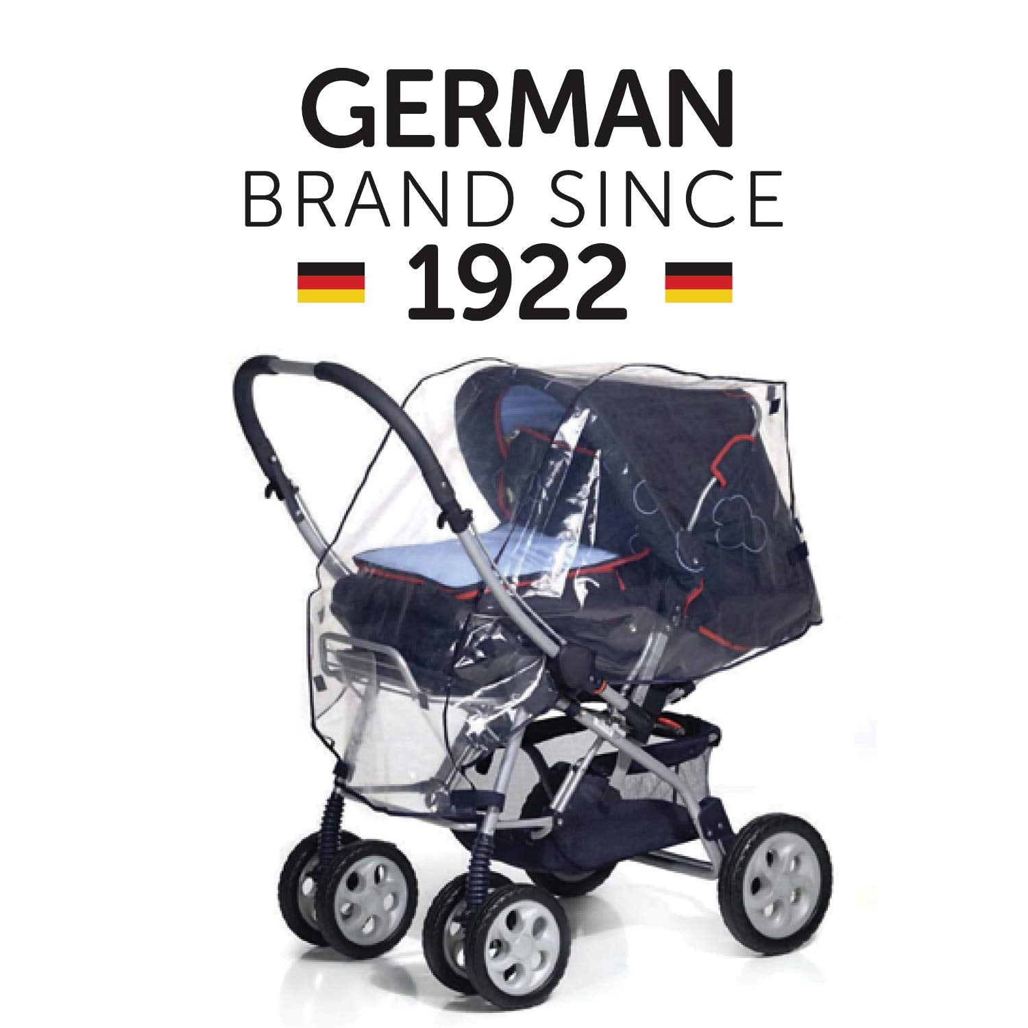 Reer PEVA universal rain cover, for strollers, pushchairs, buggies NEW OVP 