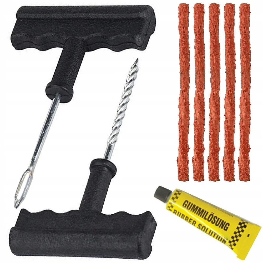 Reifenreparaturset Tubeless Reifen Pannenset Reifenflicken Auto Motorrad Set