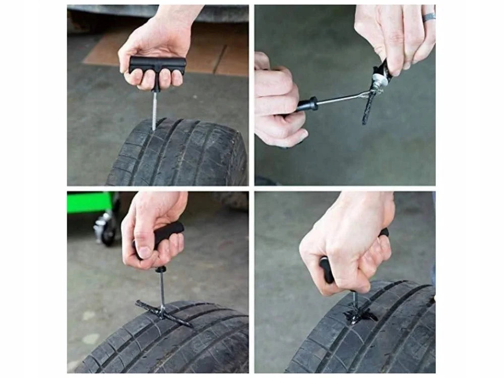 Reifenreparaturset Tubeless Reifen Pannenset Reifenflicken Auto Motorrad Set