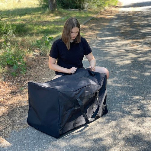 XXL Reisetasche 200 Liter 80x50x50 cm – Wasserdichte Gepäcktasche aus Codura für Reisen, Umzug, Camping und Transport