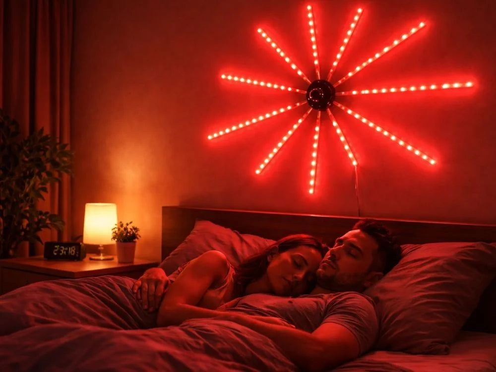 RGB IC LED Feuerwerk Lichterkette Bluetooth Musik Traumfarben USB Licht