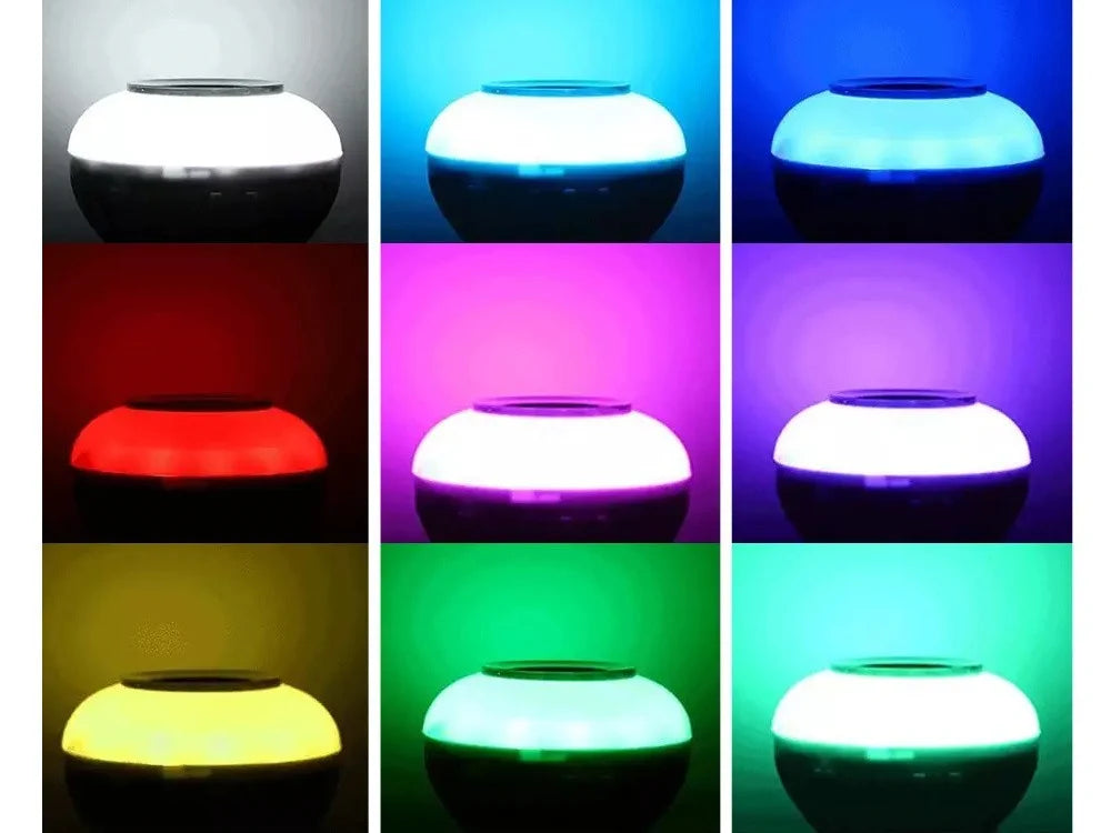 RGB LED Lampe E27 mit Bluetooth Lautsprecher Fernbedienung Farbwechsel 7W
