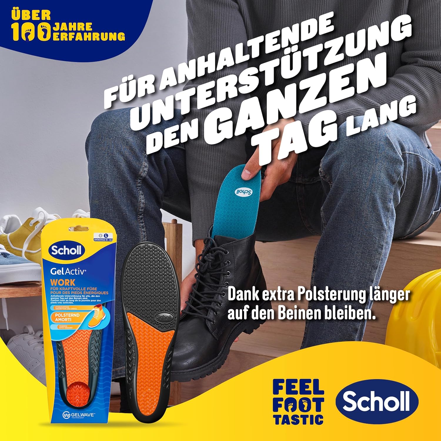 Scholl GelActiv Everyday insoles for casual shoes – 1 pair 40 - 46.5 