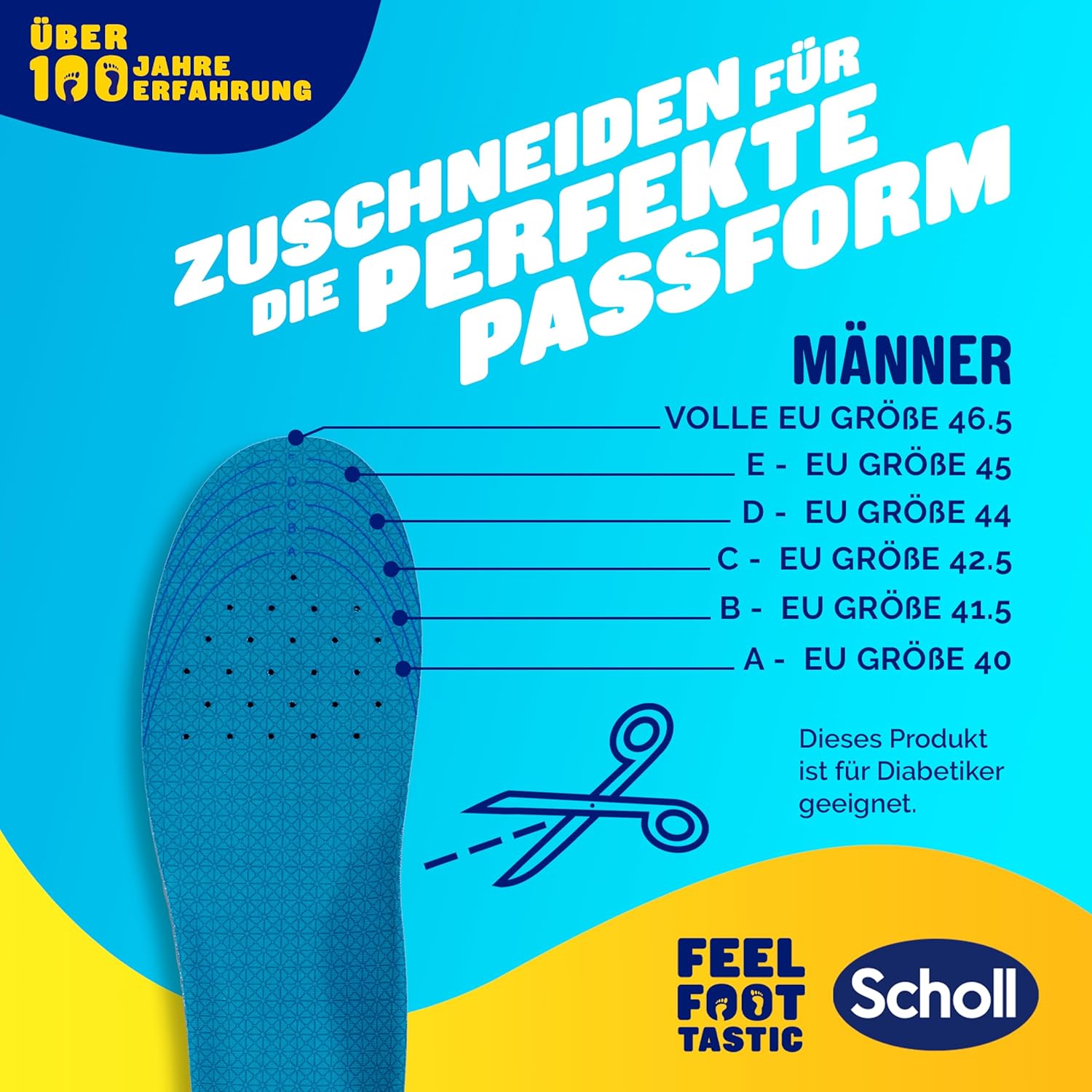Scholl GelActiv Everyday insoles for casual shoes – 1 pair 40 - 46.5 