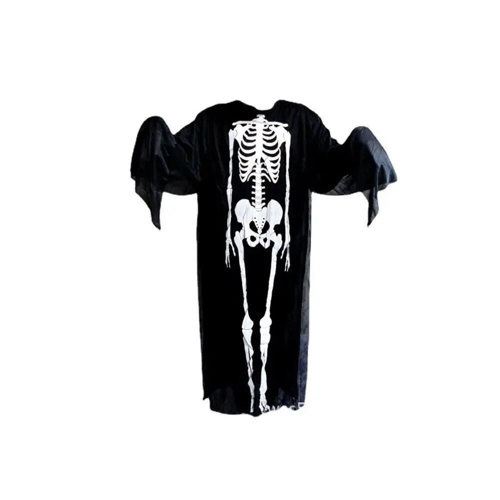 2 stück Gruseliges Skelett Kostüm Kinder Damen Halloween Karneval Verkleidung Outfit 🦇✨