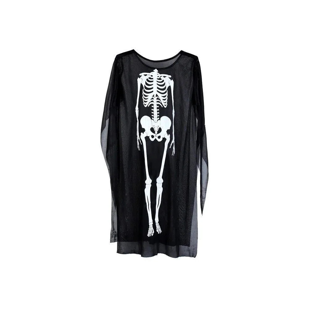 2 stück Gruseliges Skelett Kostüm Kinder Damen Halloween Karneval Verkleidung Outfit 🦇✨
