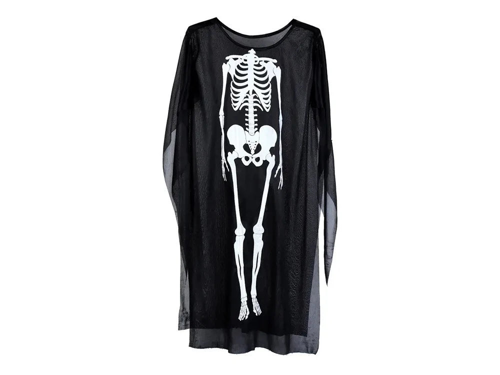 Skelett Kostüm Damen Kinder Halloween Karneval Verkleidung Cosplay Jumpsuit 🎃👻