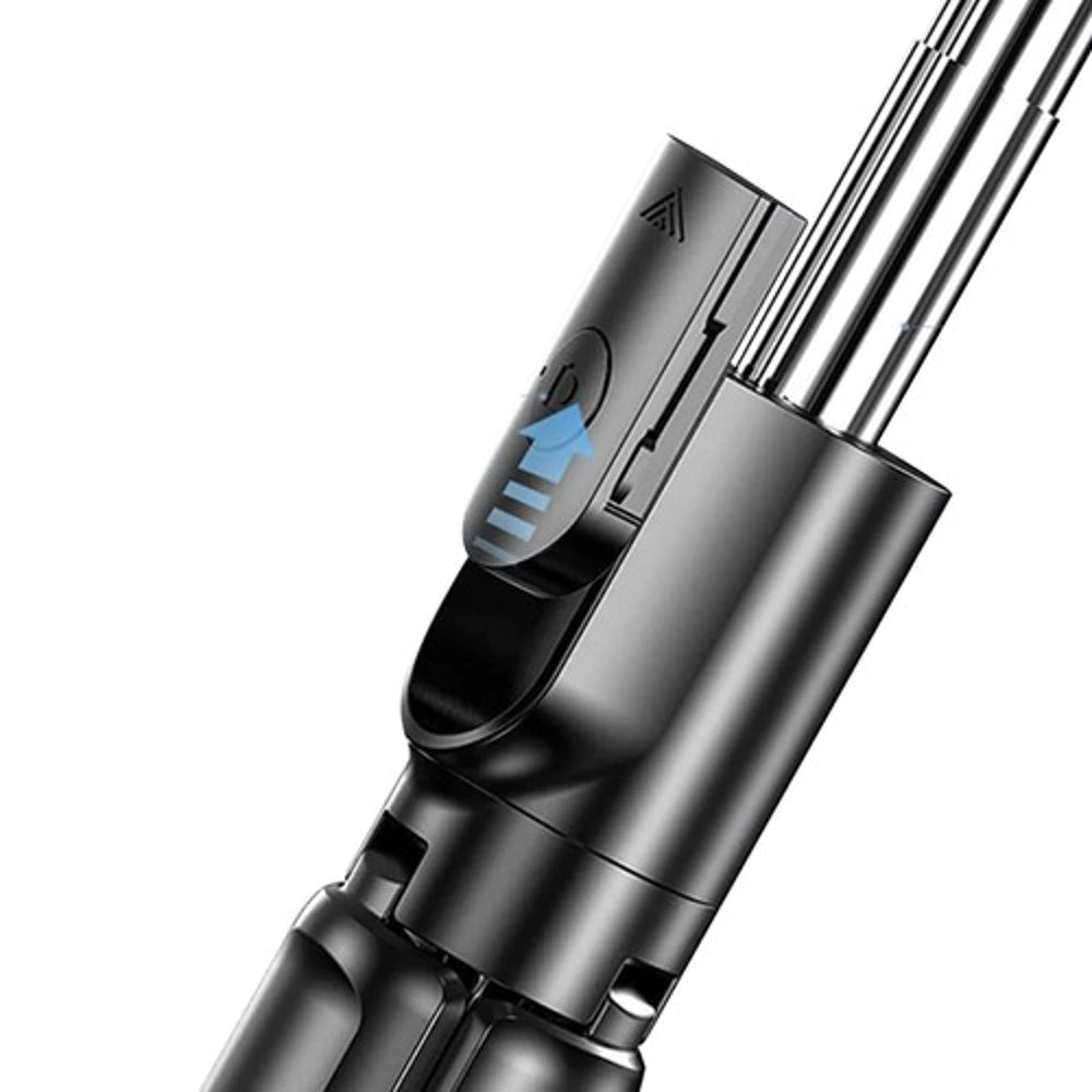 2in1 Bluetooth Selfie Stick & Stativ mit Fernbedienung – Kompakt, 360° drehbar & kompatibel mit iOS & Android