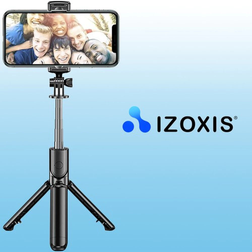 2in1 Bluetooth Selfie Stick & Stativ mit Fernbedienung – Kompakt, 360° drehbar & kompatibel mit iOS & Android