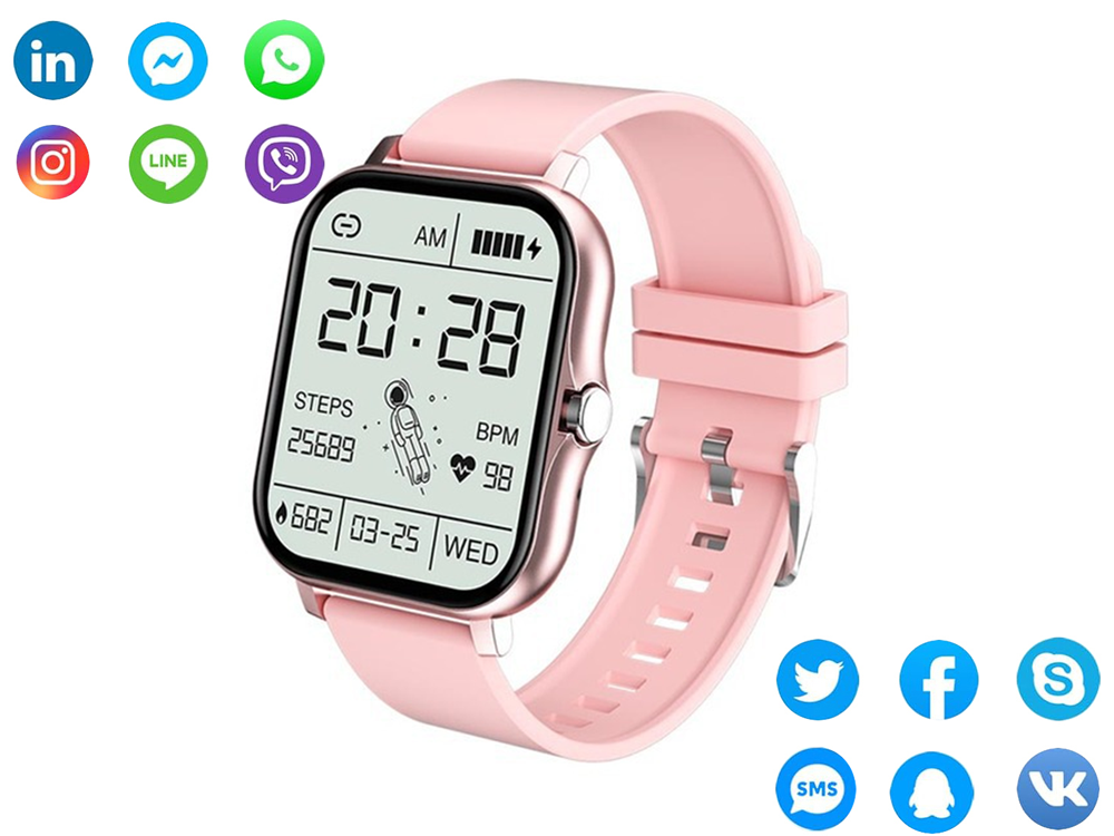 2023 Fitness Tracker Women, 1.69 inch Smart Watch, Women with Heart Rate Monitor, IP67