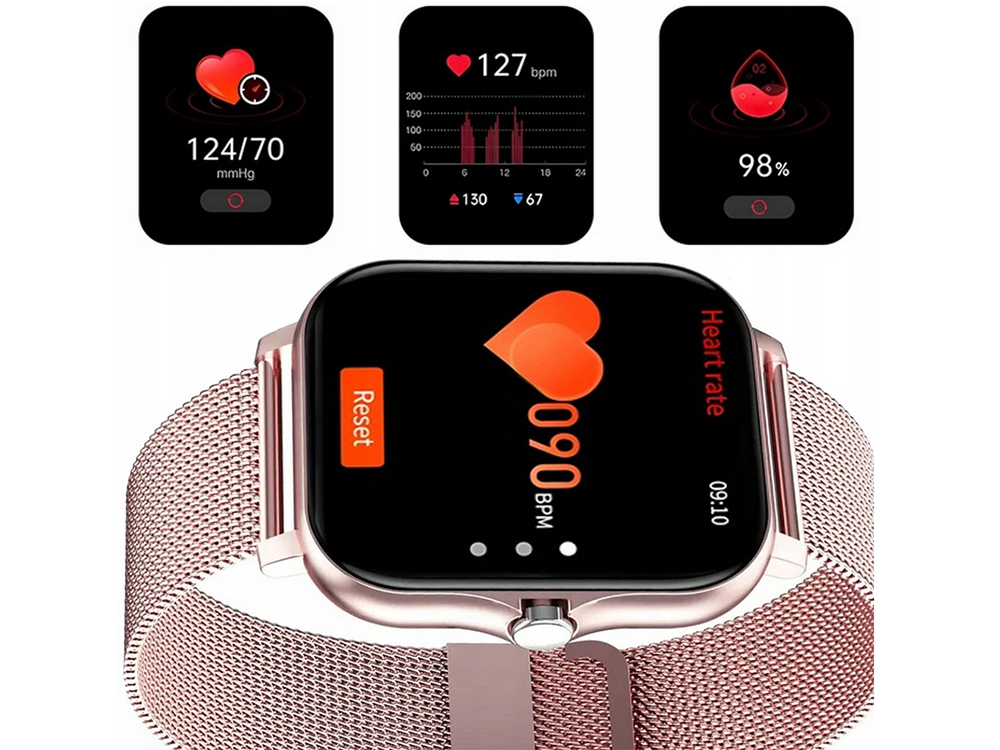 2023 Fitness Tracker Women, 1.69 inch Smart Watch, Women with Heart Rate Monitor, IP67