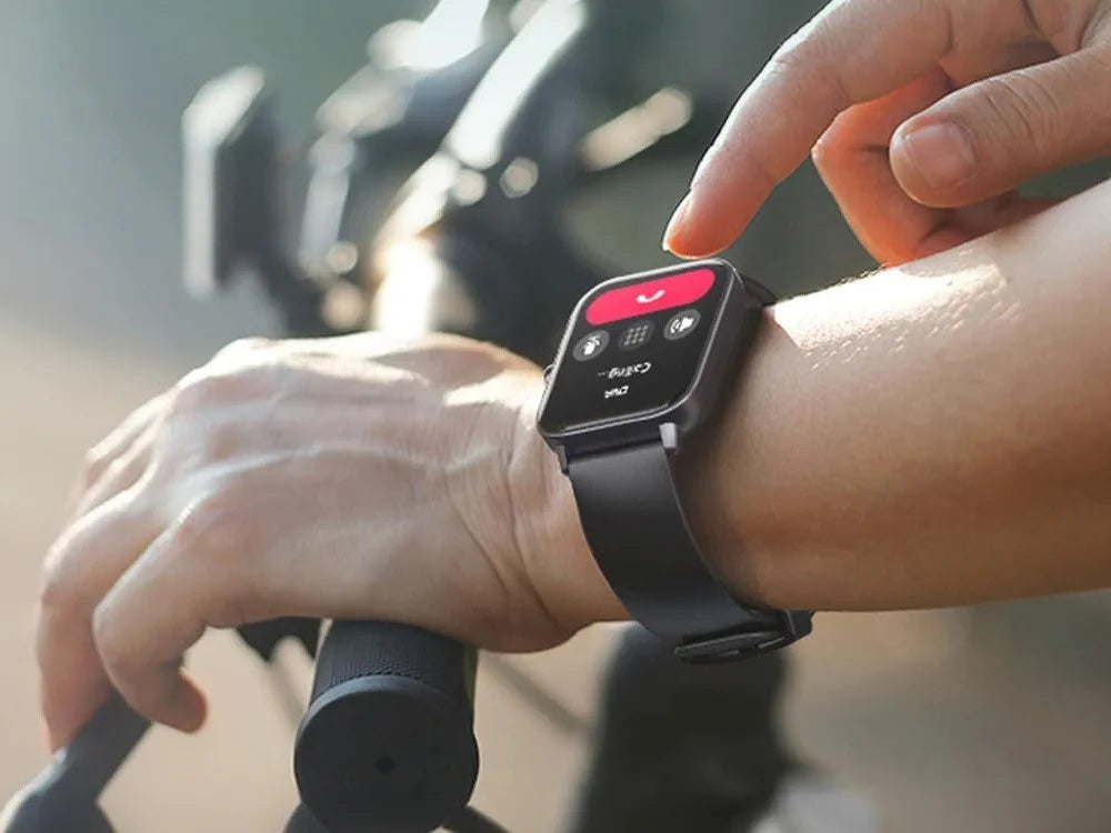 Smartwatch Herren Damen Bluetooth Telefonieren Sportuhr Fitness Tracker Schwarz