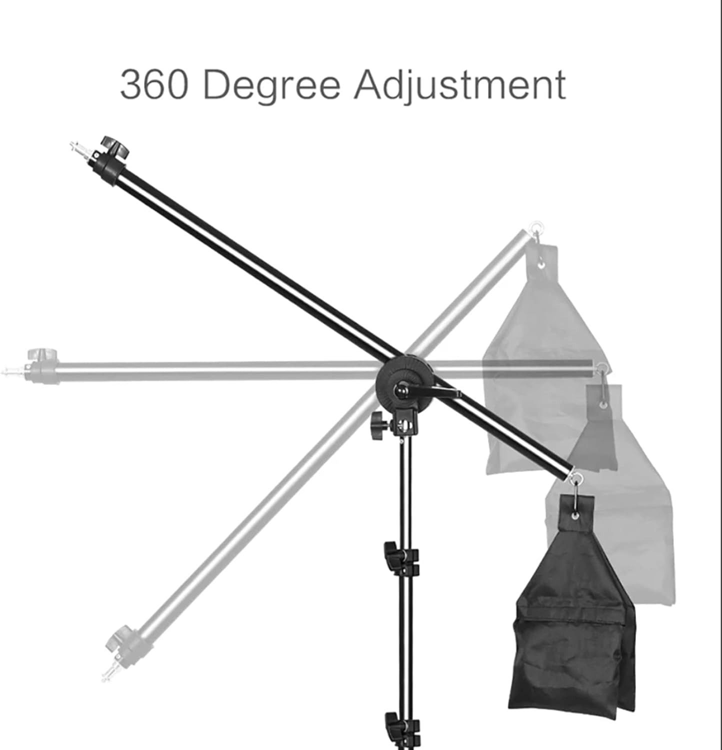 Softbox Beleuchtungsset mit 3x 50x70cm LED Lampen 135W für Fotostudio, Portrait, Produkt- & Videografie