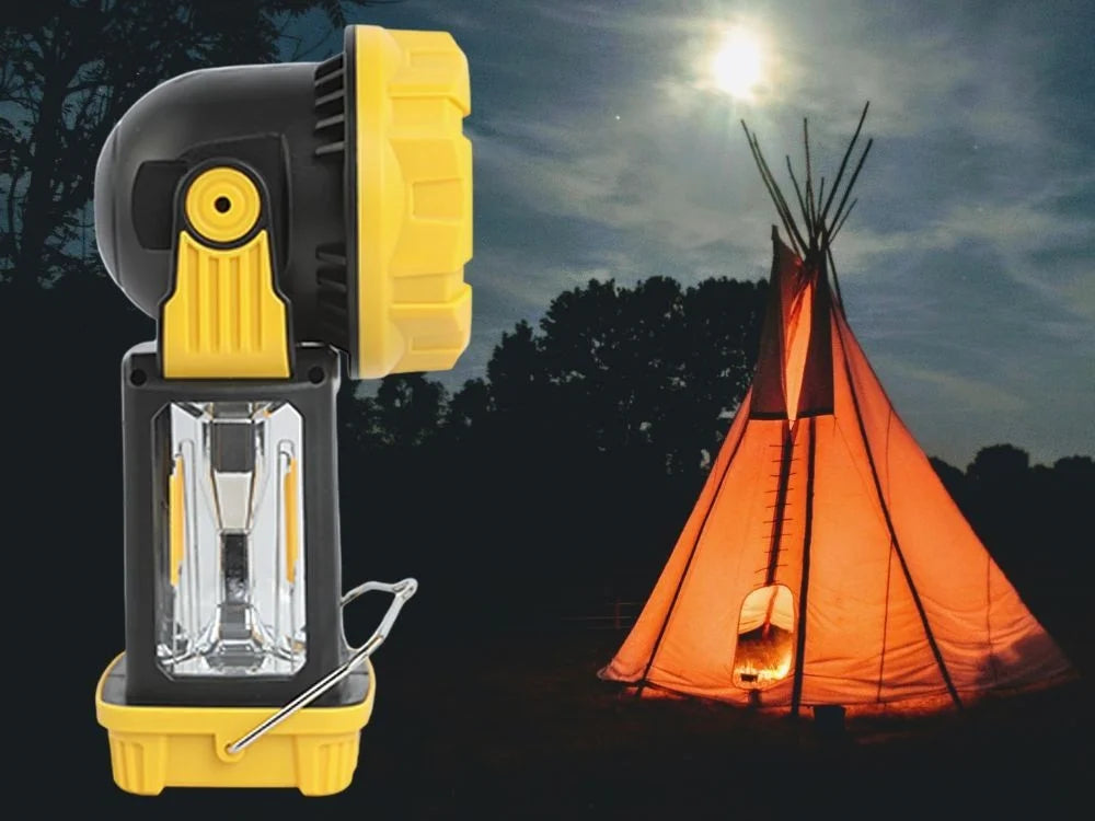 LED Solar Campinglampe mit USB & Solarpanel – Tragbare Outdoor Zeltlampe & Notlicht