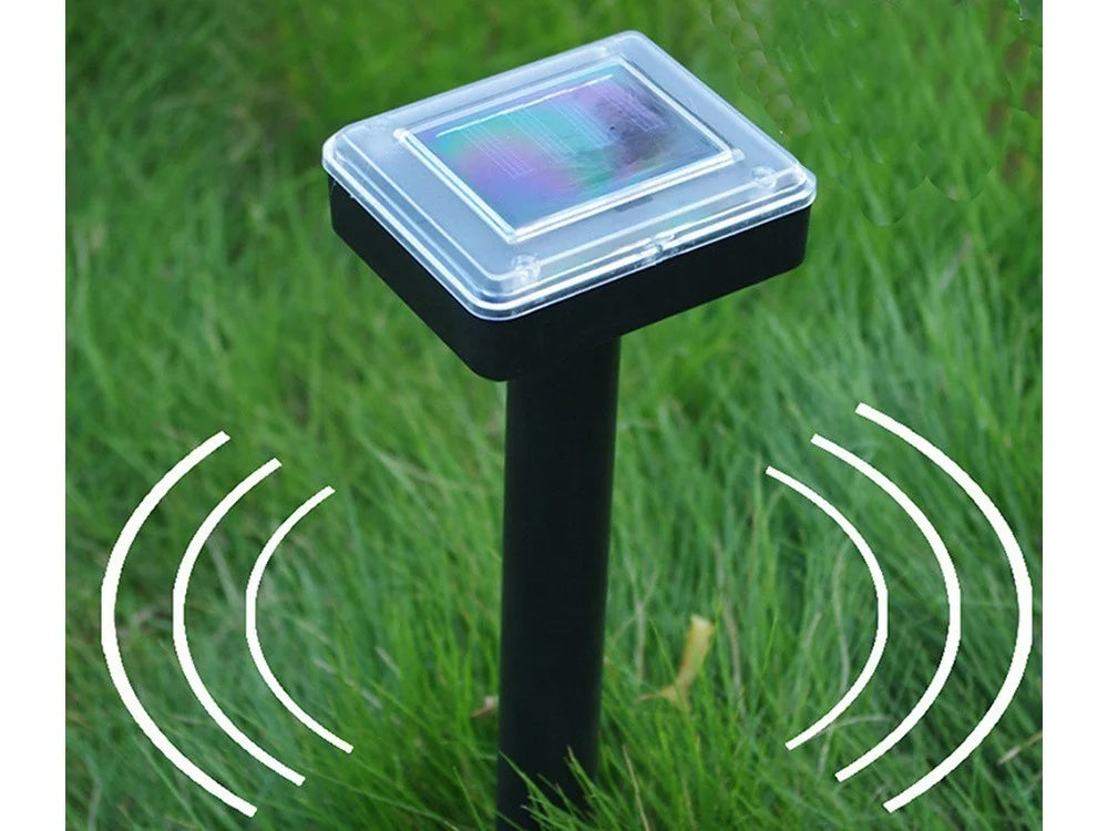 Solar Maulwurf Wühlmaus Vertreiber Garten Nagetier Abwehr 1000m²