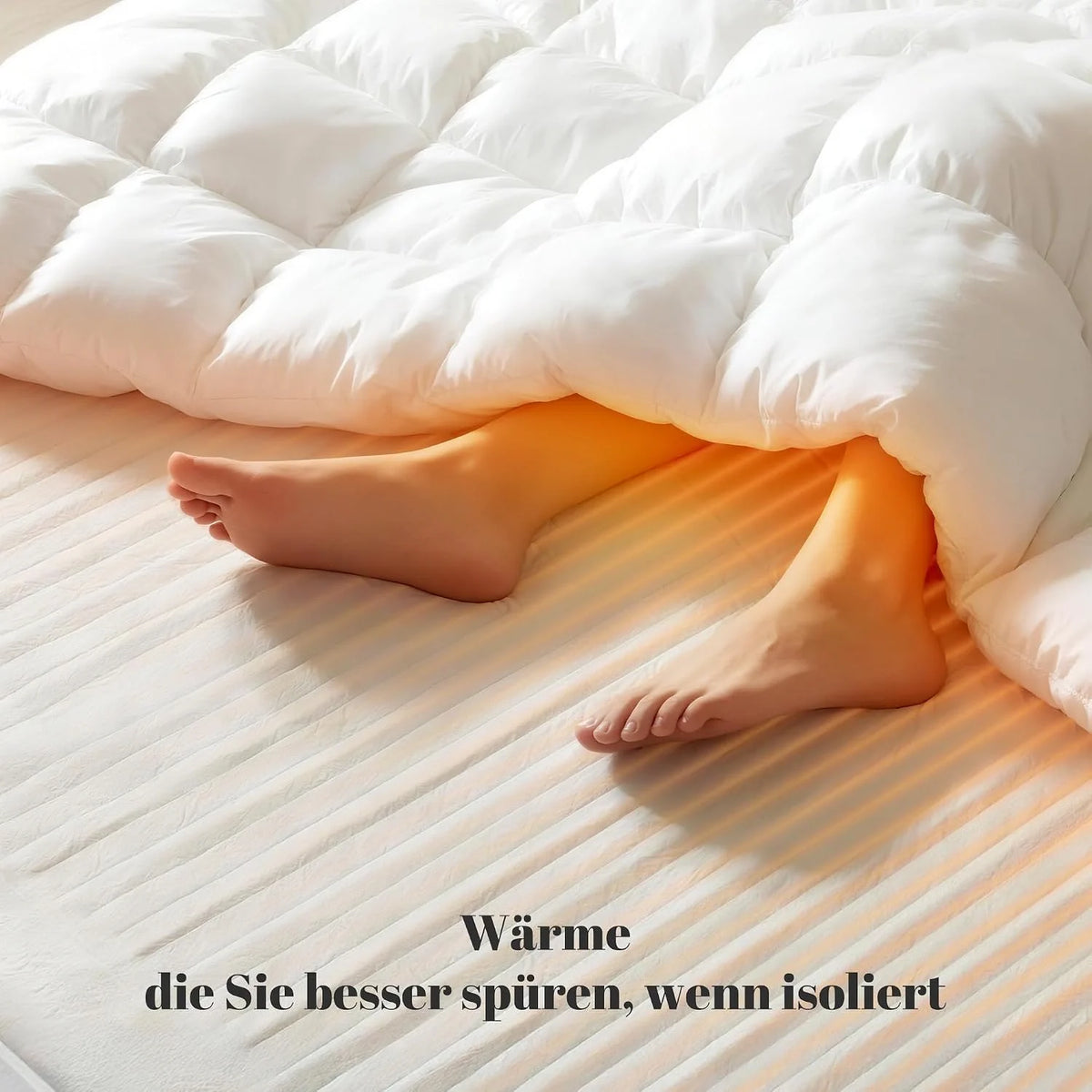 Silentnight Comfort Control Heizdecke Wärmeunterbett 150 x 80 cm – 3 Heizstufen, Schnellaufheizung & Überhitzungsschutz