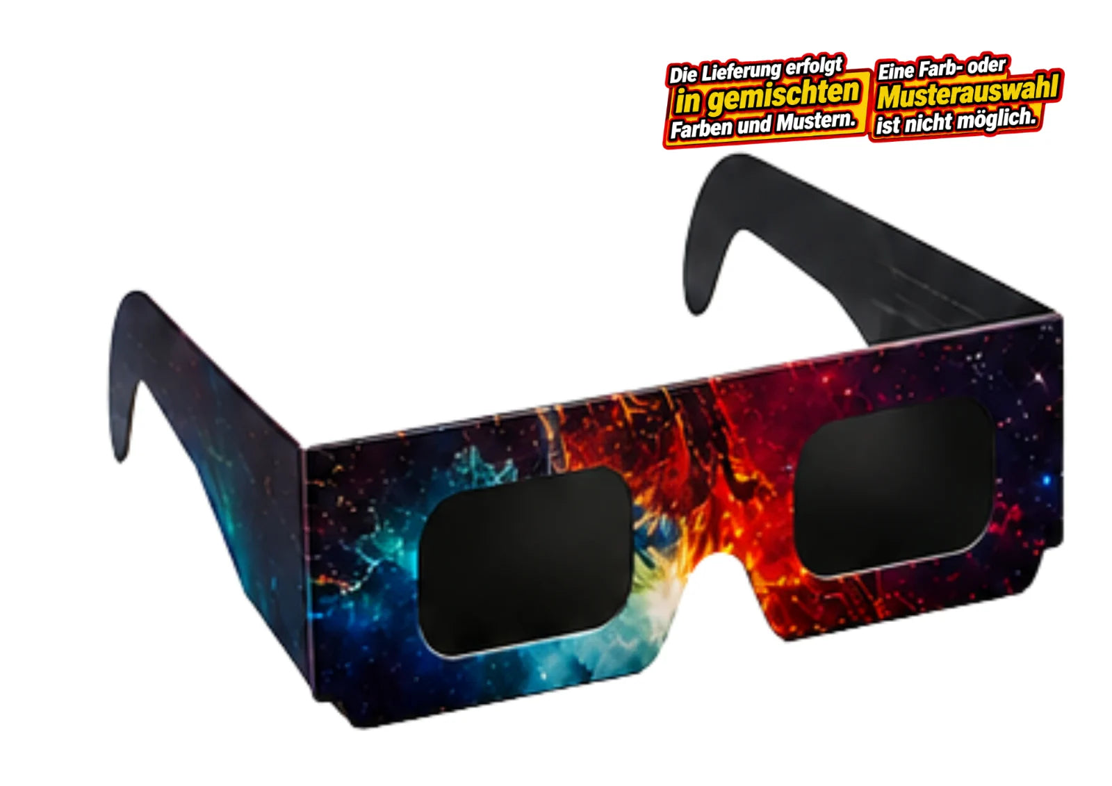 Sonnenfinsternis Brille ISO 12312-2:2015 CE 45mm Sonnenbeobachtung Schutzbrille