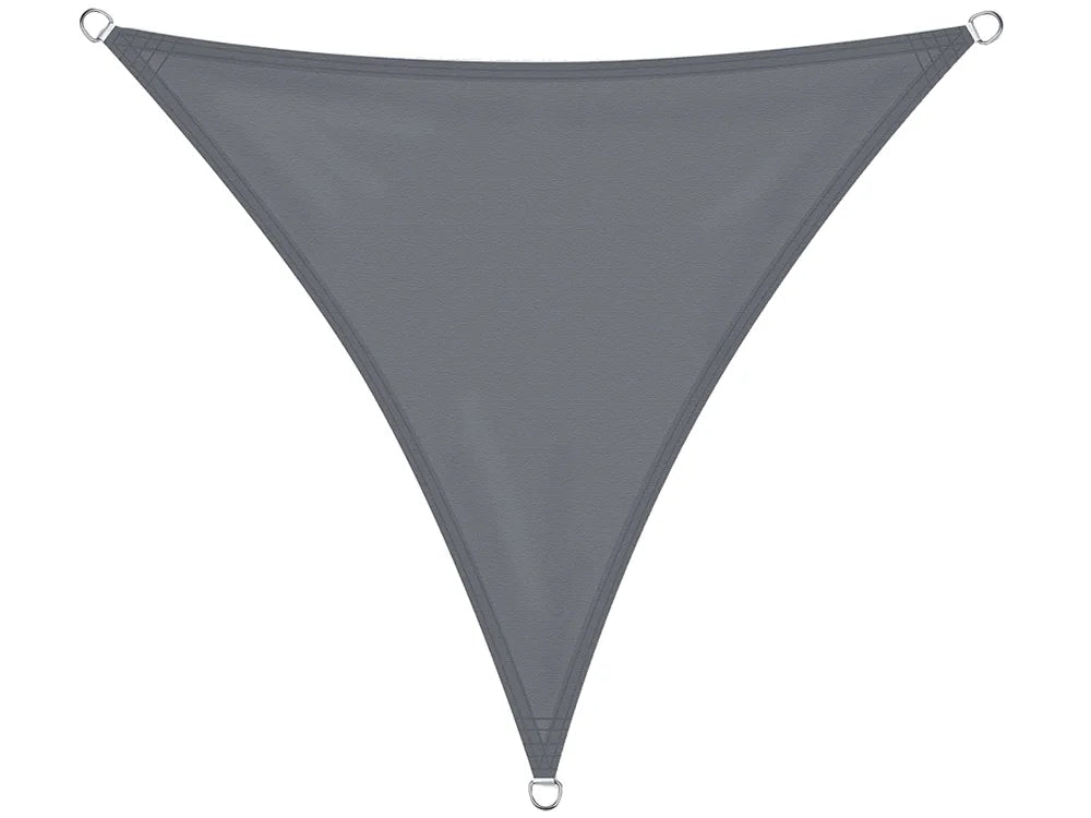 Sonnensegel Dreieck 3x3x3 m Wasserabweisend UV-Schutz Garten Terrasse Grau