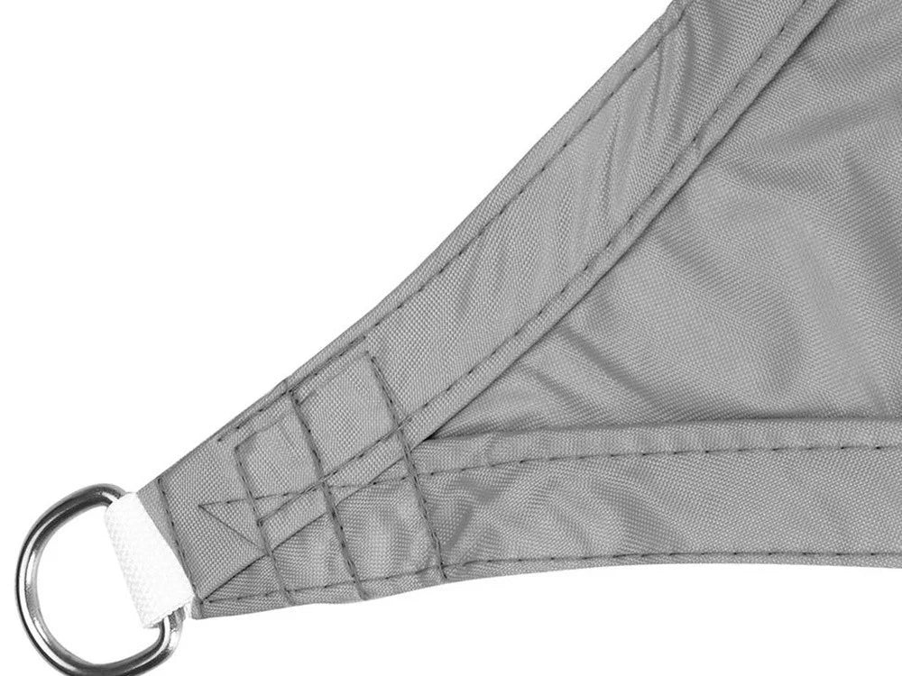 Sonnensegel Dreieck 3x3x3 m Wasserabweisend UV-Schutz Garten Terrasse Grau