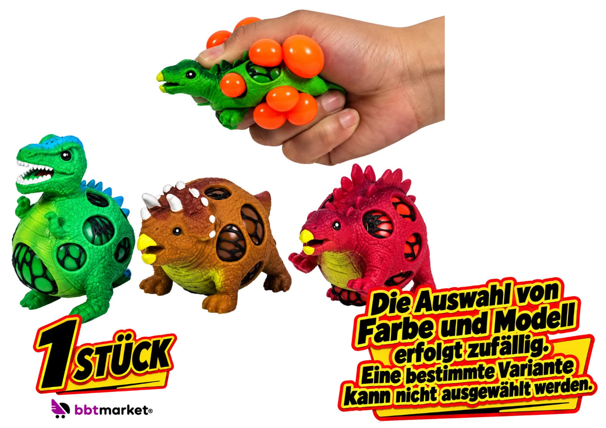 Squeeze Dinosaurier Ball  Anti Stress Ball in verschiedenen Farben Dino Squishy
