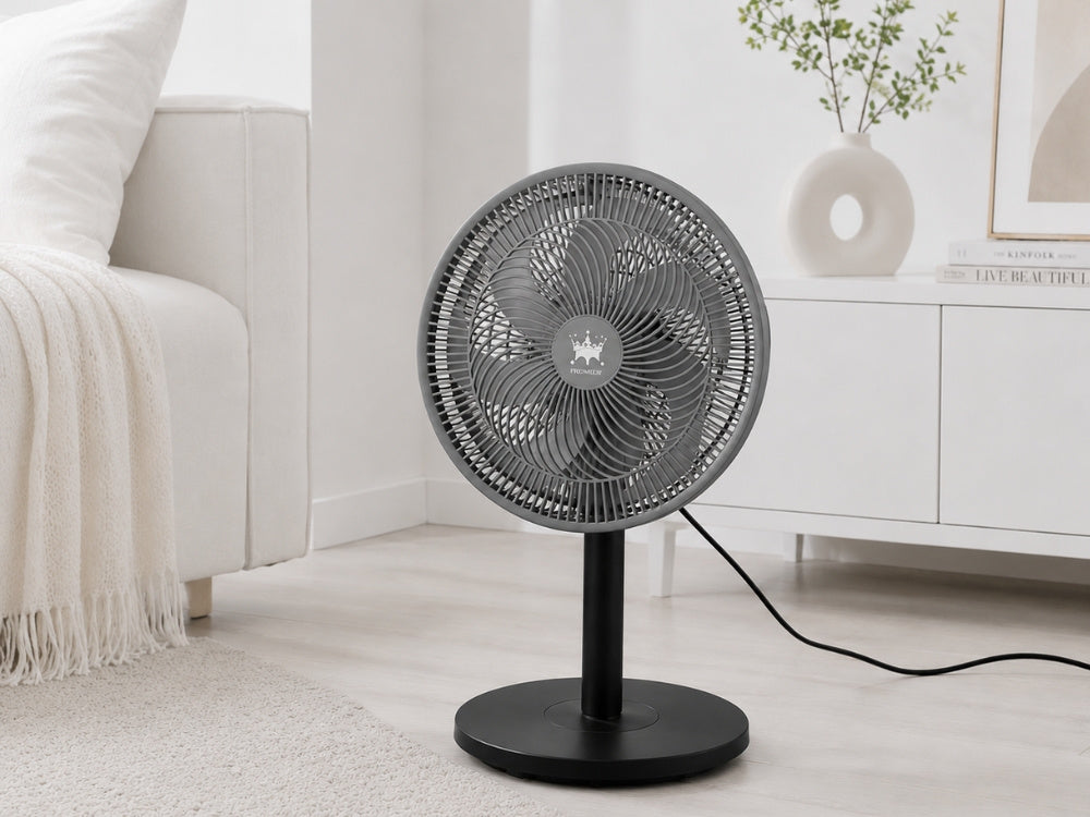 Standventilator 75W mit Oszillation – Höhenverstellbarer Ventilator mit 7 Flügeln bis 115 cm