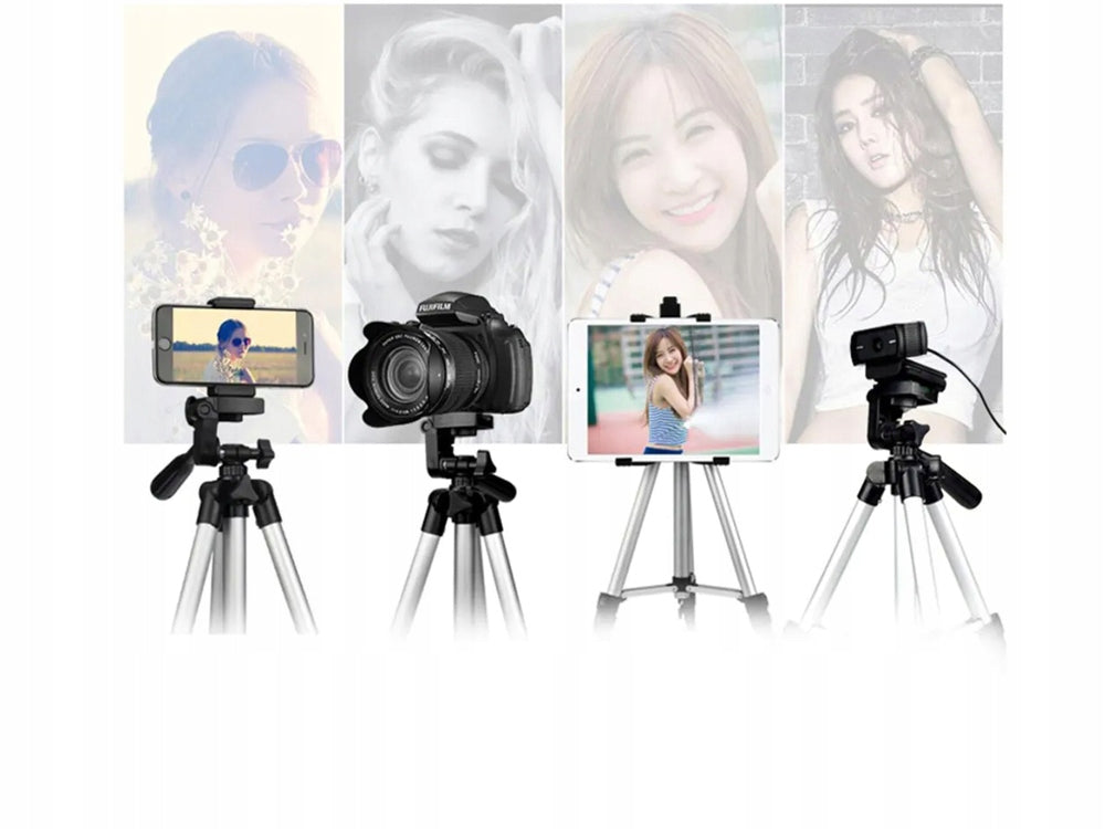 Camera tripod photo tripod 40.5-136cm 5 in 1 aluminum mobile phone holder