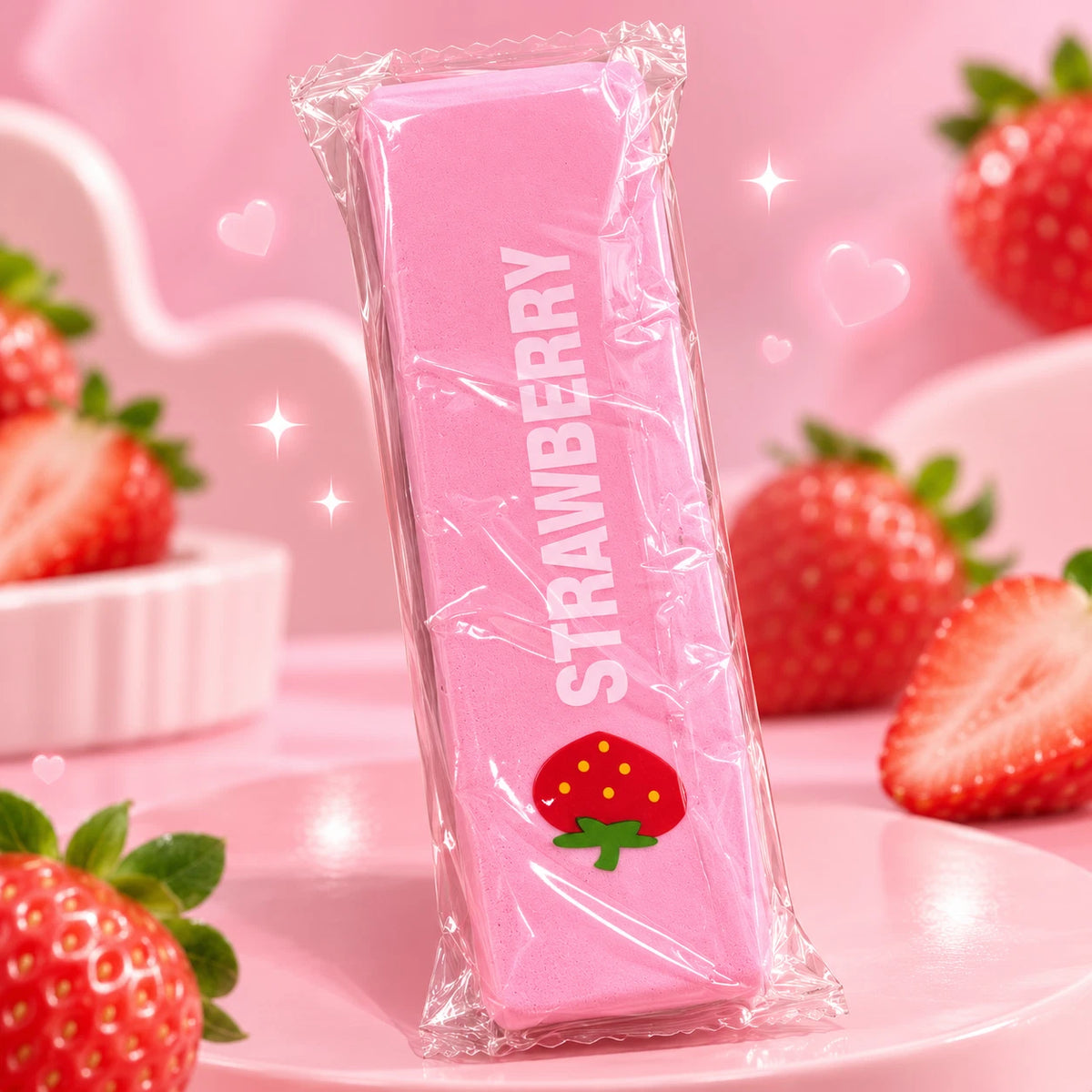 Strawberry Butter Squishy Viral TikTok Slow Rising Anti Stress Fidget Spielzeug
