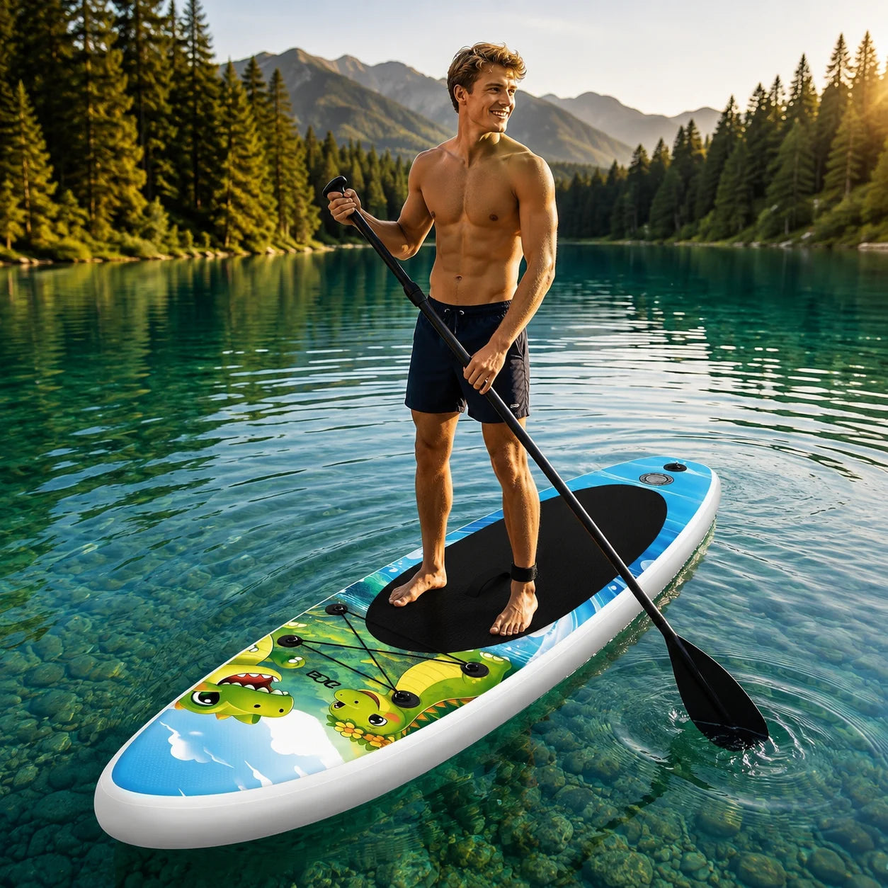 SUP Board Aufblasbar 305x81x15cm Stand Up Paddle Komplettset oder Zubehör