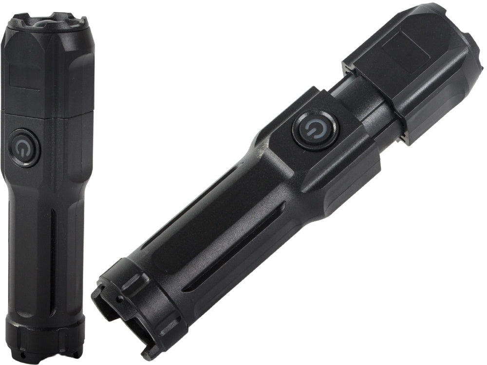 Wiederaufladbare LED Taschenlampe mit XPE LED, Zoom und Micro-USB – Kompakte Outdoor- und Alltagslampe