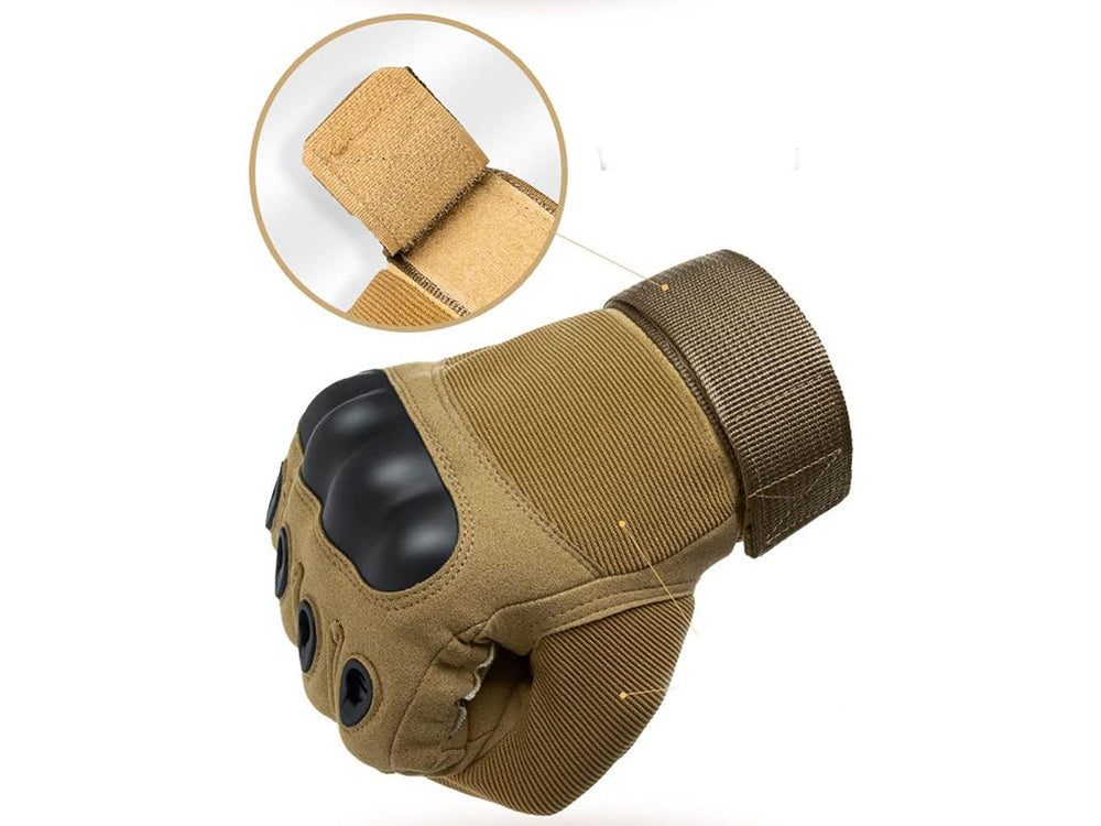 Taktische Thermo Handschuhe XL Khaki – Touchscreen Winterhandschuhe mit Knöchelschutz