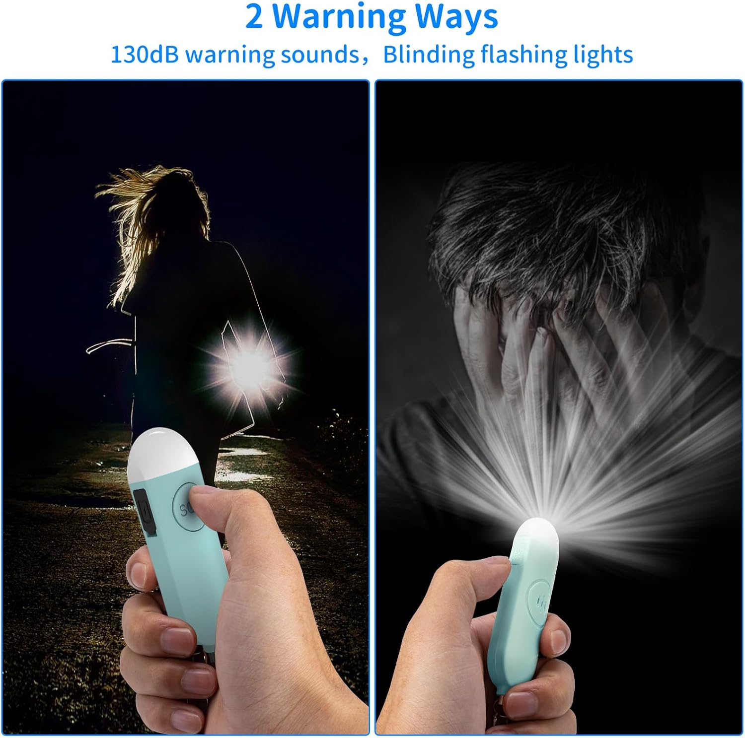 Panic alarm on the go pocket alarm travel robbery protection alarm portable 130db