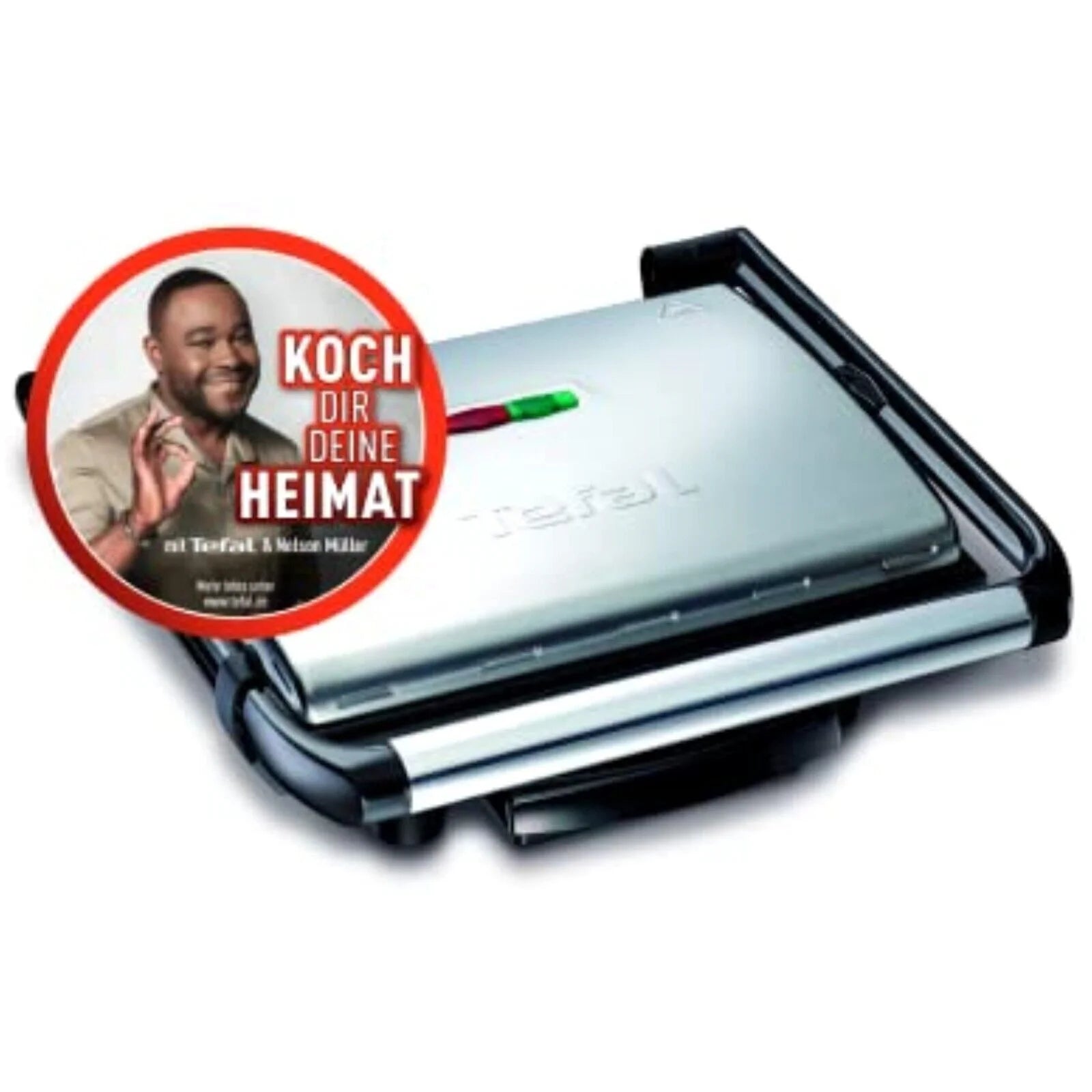 Tefal Kontaktgrill 2000W – Elektrogrill, Panini Grill & Sandwichmaker mit Antihaftbeschichtung