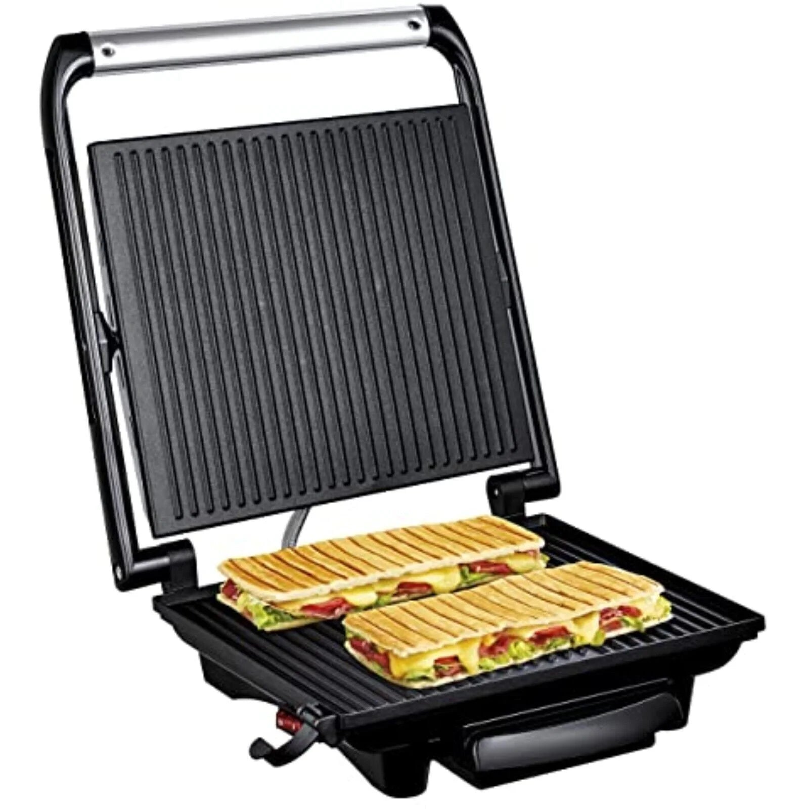 Tefal Kontaktgrill 2000W – Elektrogrill, Panini Grill & Sandwichmaker mit Antihaftbeschichtung