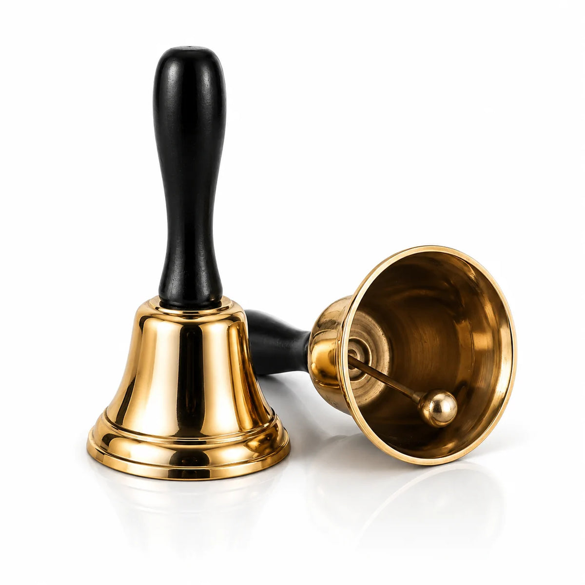 Tischglocke Serviceglocke Hotelglocke Rezeptionsglocke Metall Gold Klingel