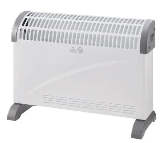 TRONIC Konvektor 2000W Weiß 3 Heizstufen Thermostat Überhitzungsschutz