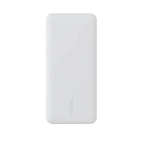 TRONIC Powerbank 10000mAh USB-C PD QC 3.0 15W 3-Port Weiß Schnellladen
