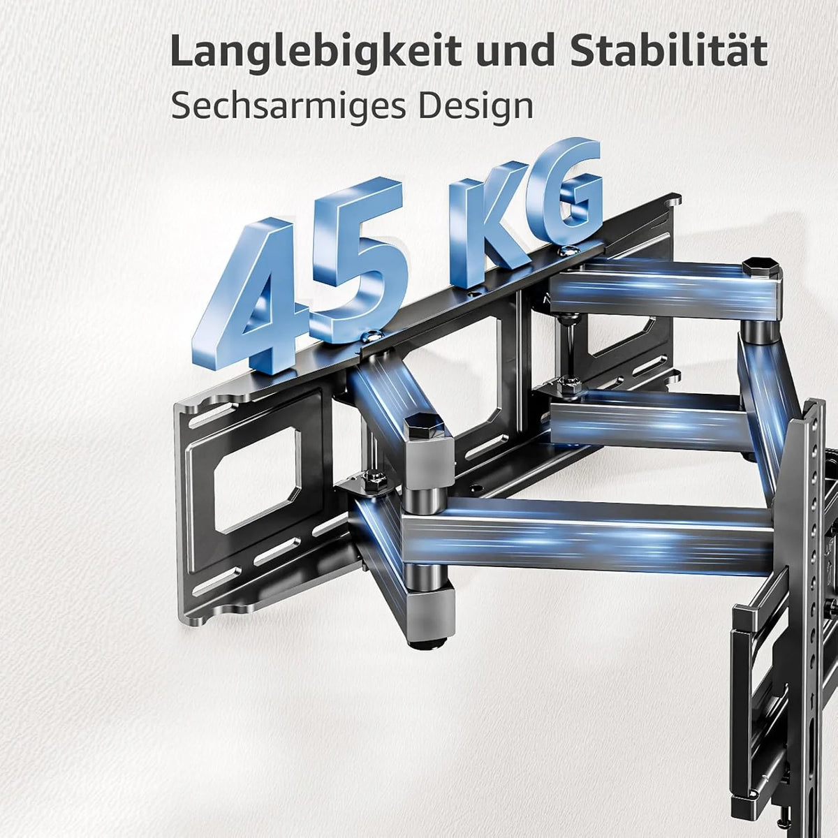 TV Wandhalterung 26–70 Zoll – schwenkbar & neigbar, VESA bis 400x400 mm, bis 45 kg