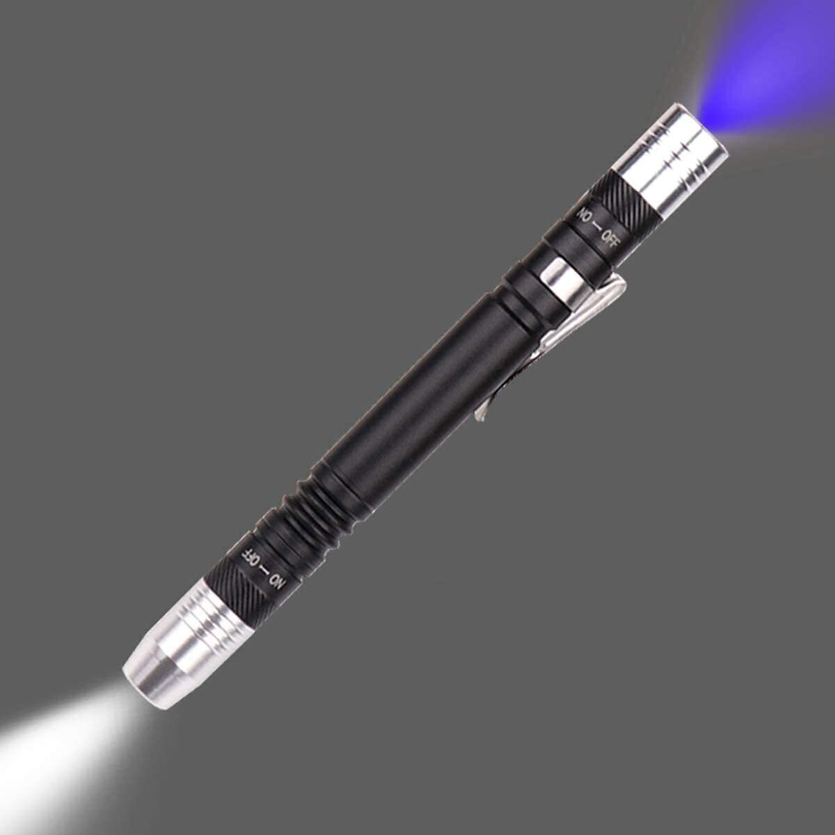 Mini UV Flashlight LED Lamp 395nm Blacklight Amber Blacklight Handheld Lamp 