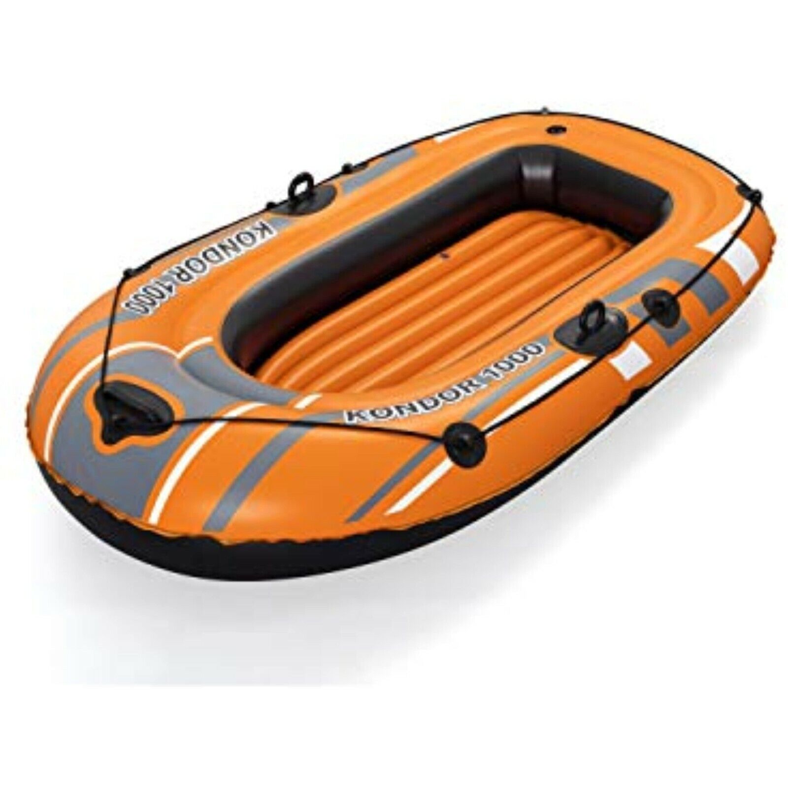 BESTWAY inflatable boat with 2 oars-155x93x30cm leisure boat paddle boat fishing boat 