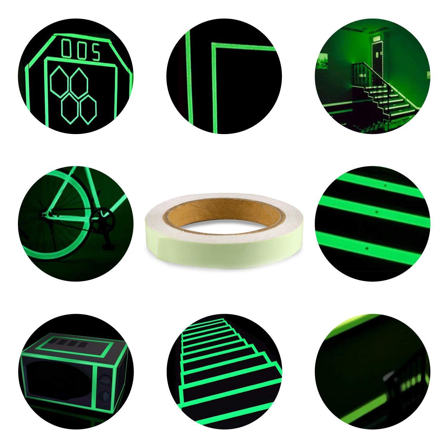 Adhesive tape luminous - phosphor tape marking tape luminous tape tape 10Mx15mm NEW 