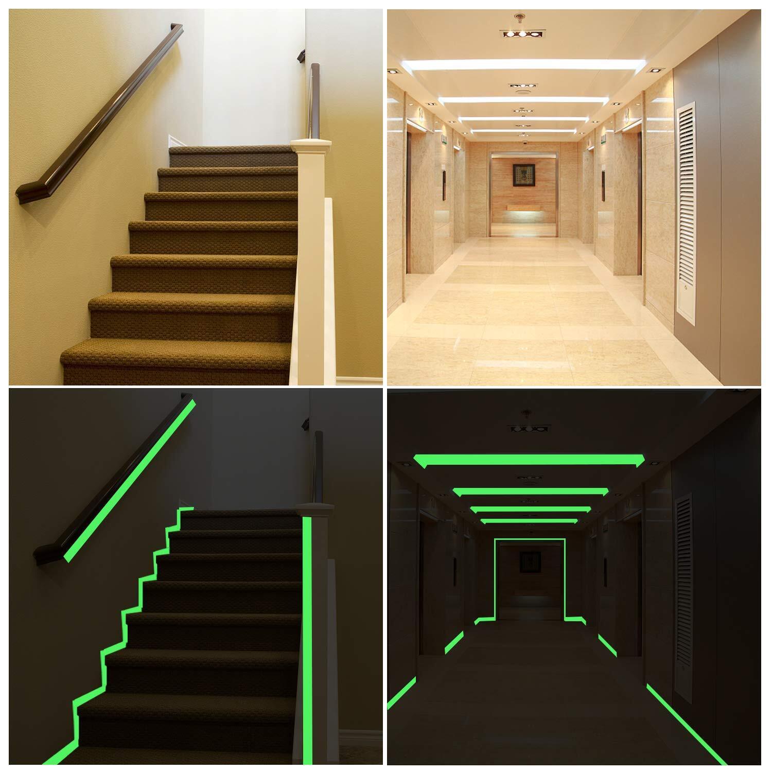 Adhesive tape luminous - phosphor tape marking tape luminous tape tape 10Mx15mm NEW 