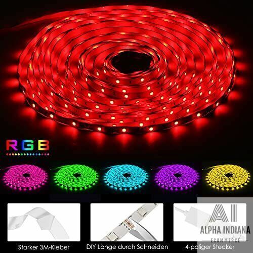 30M RGB LED Strip 5050 – App & Fernbedienung – Musik-Sync & Timer Funktion