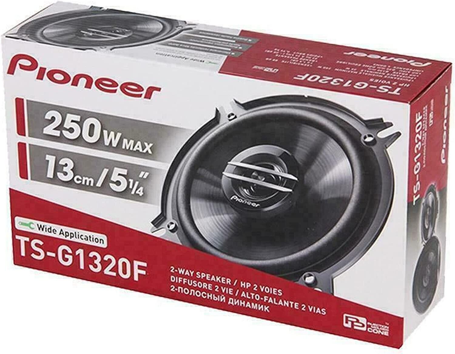 Pioneer TS-G1320F coaxial speaker car vehicle speakers NEW 