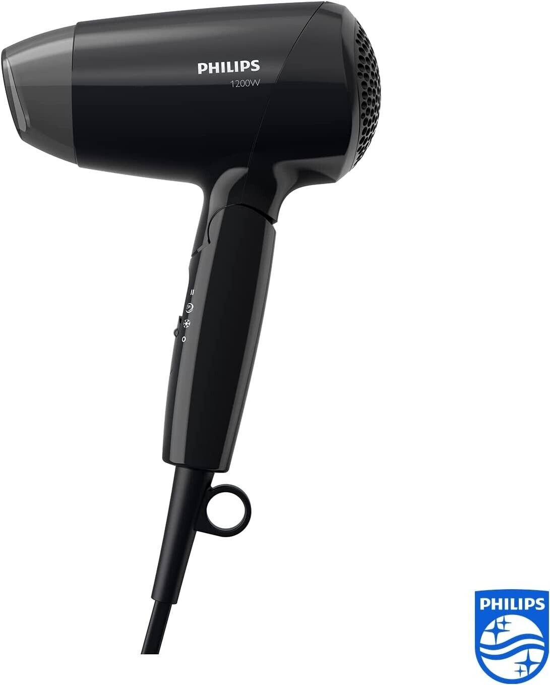 Philips Series BHC010 1200w Hairdryer EssentialCare Travel Hairdryer Foldable 