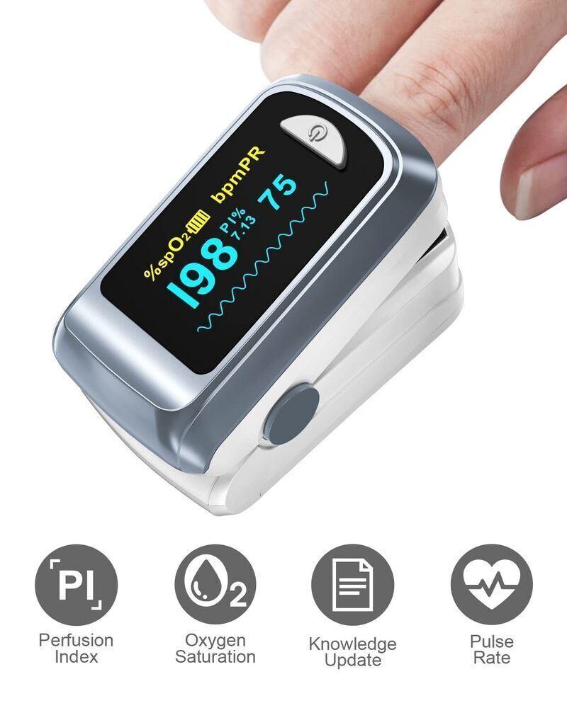 Pulse Oximeter Finger Oxygen Pulse SpO2 Meter Oximeter SpO-2 Pulse Oximeter